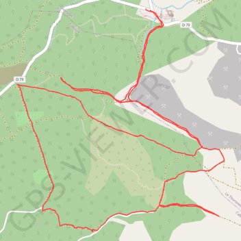 Trace GPS Le Thoronet, itinéraire, parcours