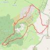 Trace GPS Oreille du Loup & Perollier en boucle face Sud, itinéraire, parcours