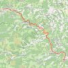 Trace GPS Dolce Via de Les Ollières-sur-Eyrieux à Le Cheylard, itinéraire, parcours
