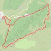 Trace GPS Gorniès-Le Roc Blanc, itinéraire, parcours