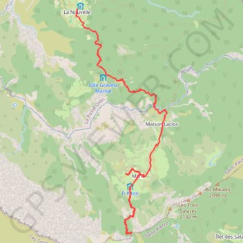 Trace GPS Jour 2: La Nouvelle à Marla, itinéraire, parcours