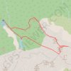 Trace GPS Peña de las Once depuis le refuge de Lavasar, itinéraire, parcours