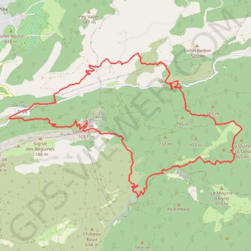 Trace GPS Pas de l'Aï - Glacière de Pivaut, itinéraire, parcours
