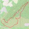Trace GPS La Serre d'Oupia par Montpenery, itinéraire, parcours
