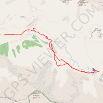 Trace GPS Refuge de la Blanche, itinéraire, parcours