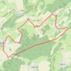 Trace GPS Marche - Borlon - Province du Luxembourg -Belgique, itinéraire, parcours