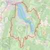 Trace GPS Tour du Lac d'Annecy circuit Maxi Race en 3 jours, itinéraire, parcours