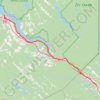Trace GPS Témiscouata-sur-le-Lac - Edmundston, itinéraire, parcours
