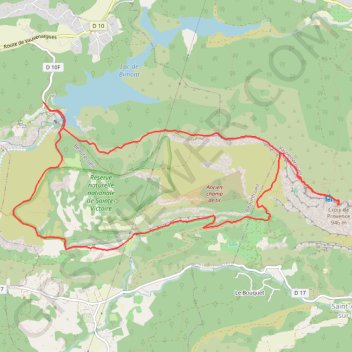 Trace GPS La Croix de Provence, itinéraire, parcours