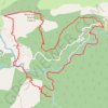 Trace GPS Vascogne - Cascade Vegay - Aiglun - Mont Saint Martin, itinéraire, parcours