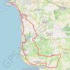 Trace GPS Cyclisme - Triathlon Granville M, itinéraire, parcours