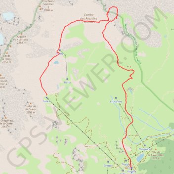 Trace GPS Tour des Crochues, itinéraire, parcours