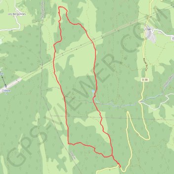 Trace GPS Col de Richemond - Crêt de Beauregard, itinéraire, parcours