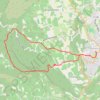 Trace GPS Malaucène - Le tour du Clairier, itinéraire, parcours