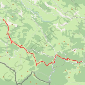 Trace GPS Kaskoleta Bagargi, itinéraire, parcours