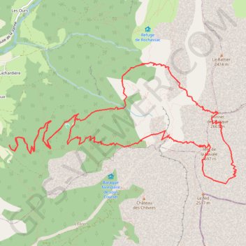 Trace GPS Bonnet de L'Evêque, Ouest par la Cavale (Devoluy), itinéraire, parcours