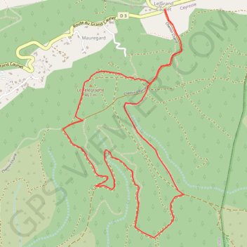 Trace GPS Grand Caunet - Télégraphe de Chappe, itinéraire, parcours