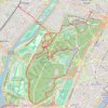 Trace GPS Entre le Bois de Boulogne et le parc de Saint-Cloud, itinéraire, parcours