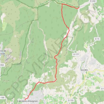 Trace GPS Plongeon-sur-Cabrières, itinéraire, parcours