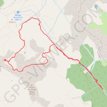 Trace GPS Cret du rey, itinéraire, parcours