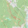 Trace GPS Fontainebleau-Bois le Roi-16km, itinéraire, parcours