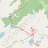 Trace GPS Lacs d'Aigüestortes J5 ascension du Montardo et retour par restanca, itinéraire, parcours