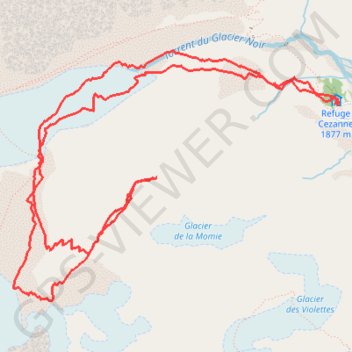 Trace GPS Bosse de la Momie, itinéraire, parcours