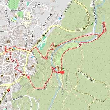 Trace GPS visite-vallee-eure, itinéraire, parcours