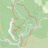 Trace GPS Cascade Rieutord, itinéraire, parcours
