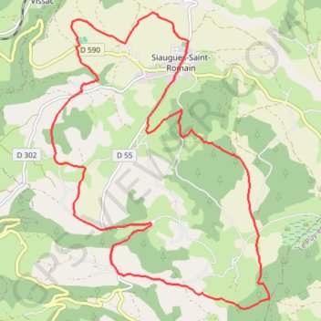 Trace GPS Gorges de l'Allier - Marais de Limagne, itinéraire, parcours