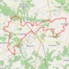 Trace GPS Fouquebrune 40 kms, itinéraire, parcours