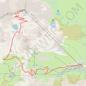 Trace GPS pyrenees, itinéraire, parcours