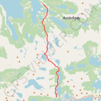 Trace GPS GT_Austvagoya_Etape2, itinéraire, parcours