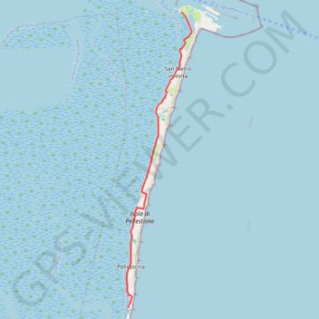 Trace GPS E5_Isole_di_Venezia(1), itinéraire, parcours