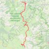 Trace GPS Lac Chambon - Allanche, itinéraire, parcours