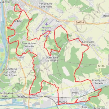 Trace GPS La Ronde des Roches, itinéraire, parcours