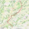 Trace GPS Montcuq - Parry, itinéraire, parcours