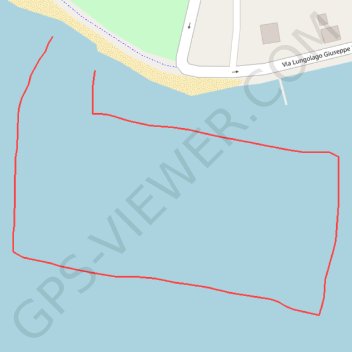 Trace GPS Xterra swim (lite 1 lap, cross 2 lap), itinéraire, parcours