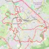 Trace GPS Trail urbain Saint-Etienne, itinéraire, parcours