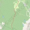 Trace GPS Vercors quatre Montagnes, itinéraire, parcours