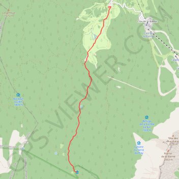 Trace GPS Vercors quatre Montagnes, itinéraire, parcours
