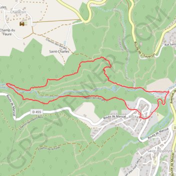 Trace GPS La Vallée de Sans-Souci, itinéraire, parcours