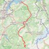 Trace GPS Itinéraire de Thonon-les-Bains à Beaufort, itinéraire, parcours