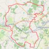 Trace GPS Chabanais 37 kms, itinéraire, parcours