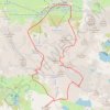 Trace GPS Pics des Quatre Termes et d'Aygues-Cluses depuis la Mongie, itinéraire, parcours