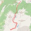 Trace GPS Monte Colmet, itinéraire, parcours