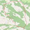 Trace GPS Povlen: OAB 1070m, kanjon Rogačice, Zarožje, itinéraire, parcours