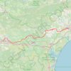 Trace GPS Canal du midi : Carcassonne - Beziers, itinéraire, parcours
