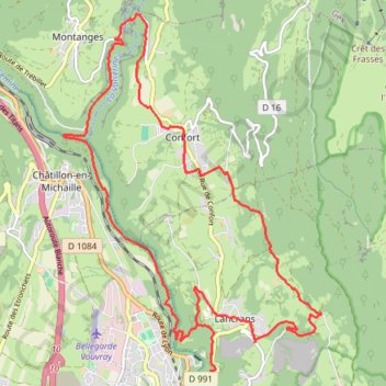 Trace GPS Gratteloup - Coz, itinéraire, parcours