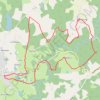 Trace GPS Boucle de la Dronne - Saint-Saud, itinéraire, parcours